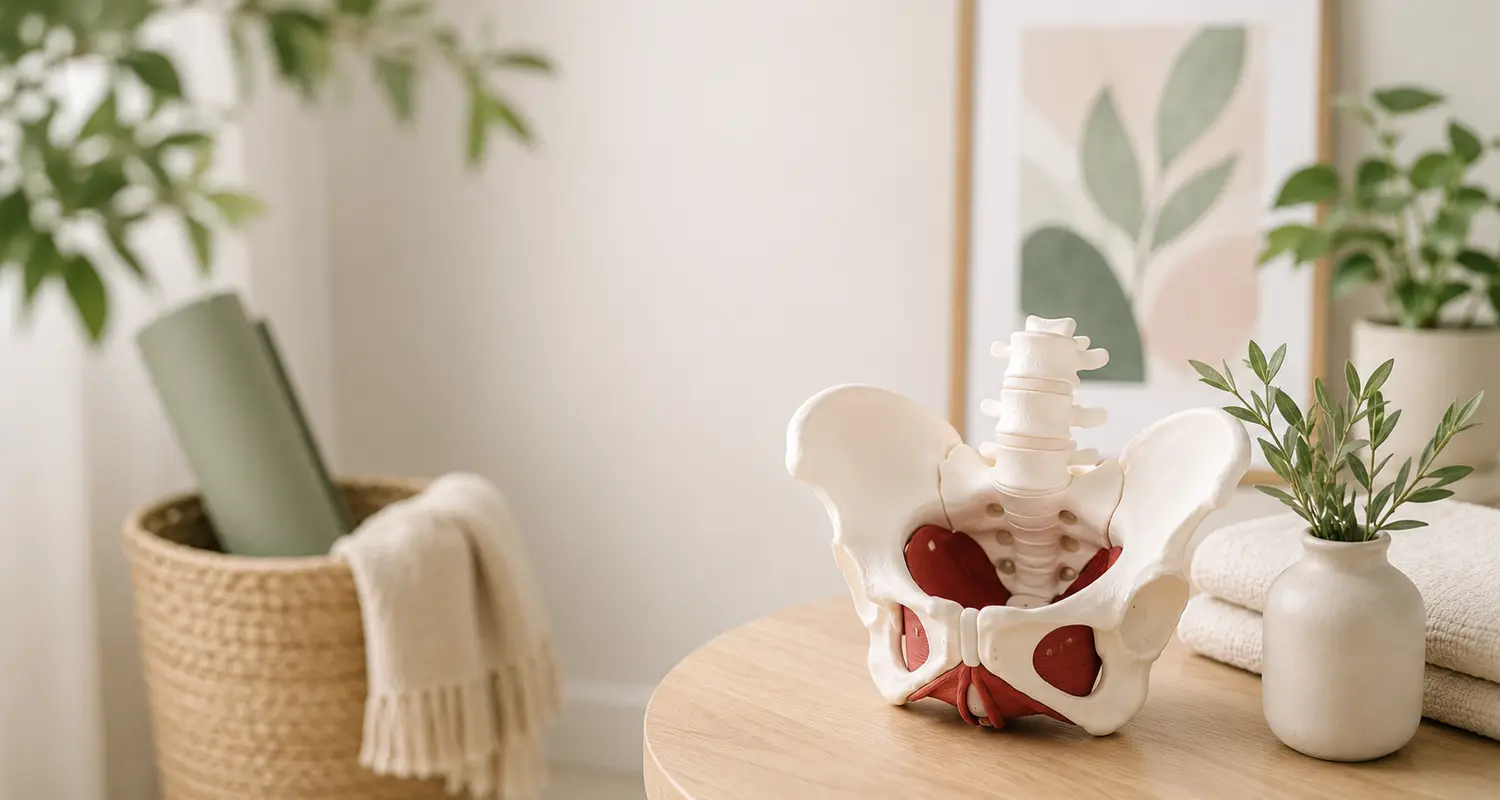 Patient learning about pelvic floor physical therapy with Dr. Melissa Scholl in Elmhurst, Illinois